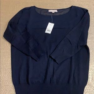 Ladies banana republic navy sweater